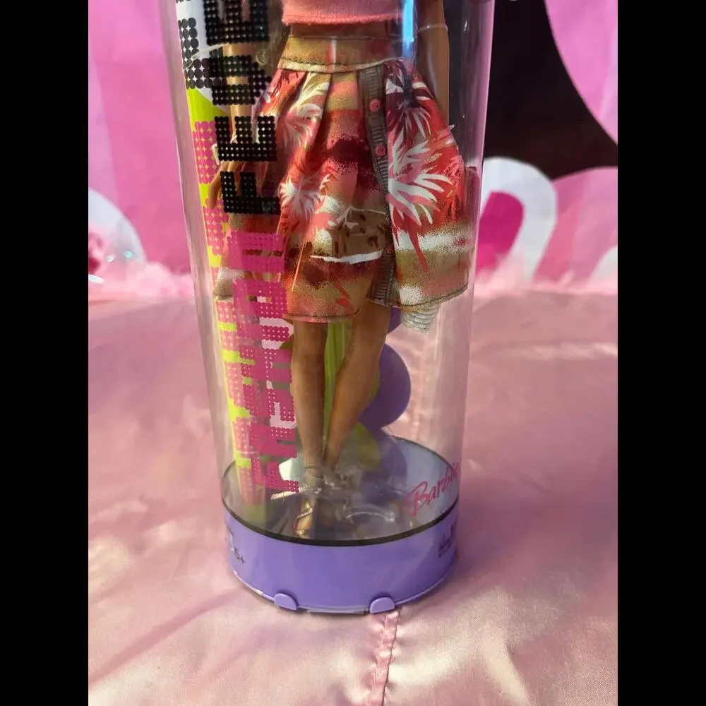 RARE BARBIE 2004‎ FASHION FEVER KAYLA DOLL TROPICAL DRESS H0869 CLASSIC COLLECT